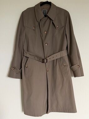Vintage Christian Dior Monsieur Trench Coat - 44R